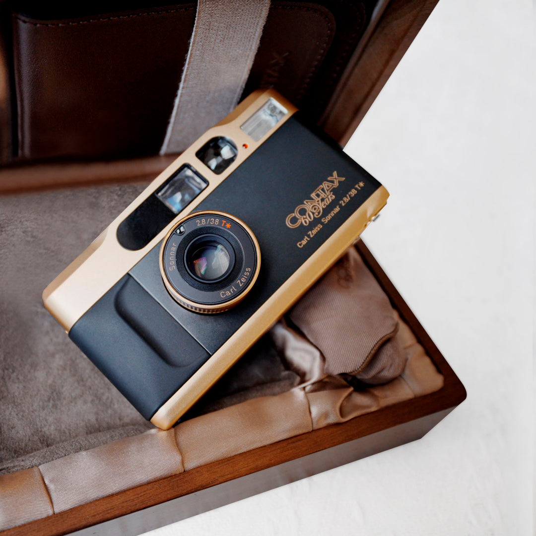 contax film camera gold