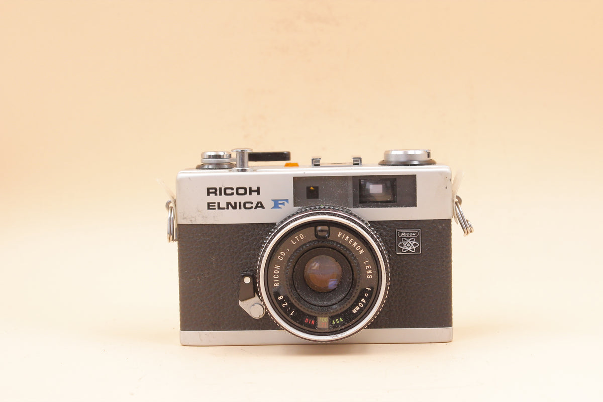 RICOH ELNICA F RIKENON 40mm F2.8 NO9 - フィルムカメラ