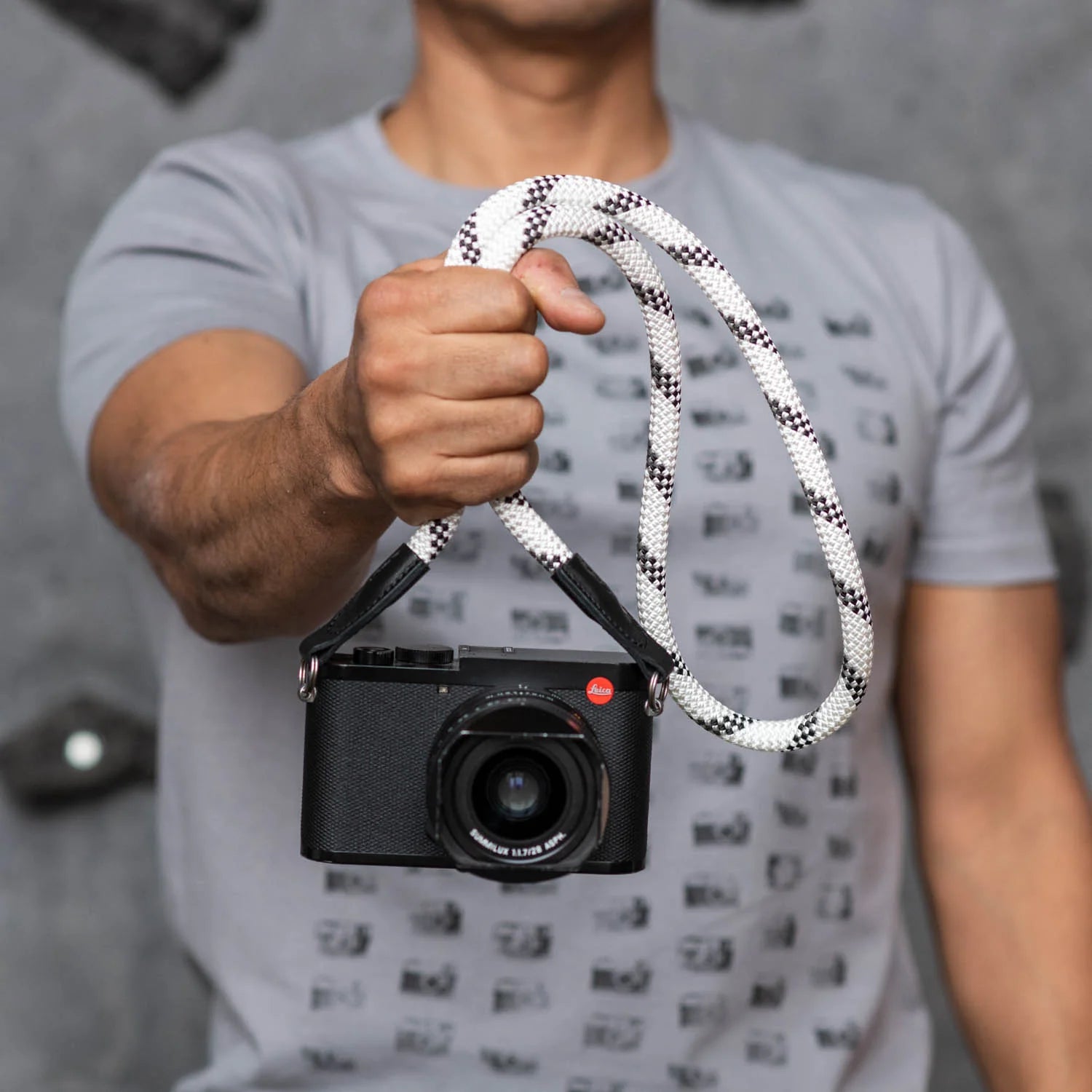Leica Rope Strap White Black