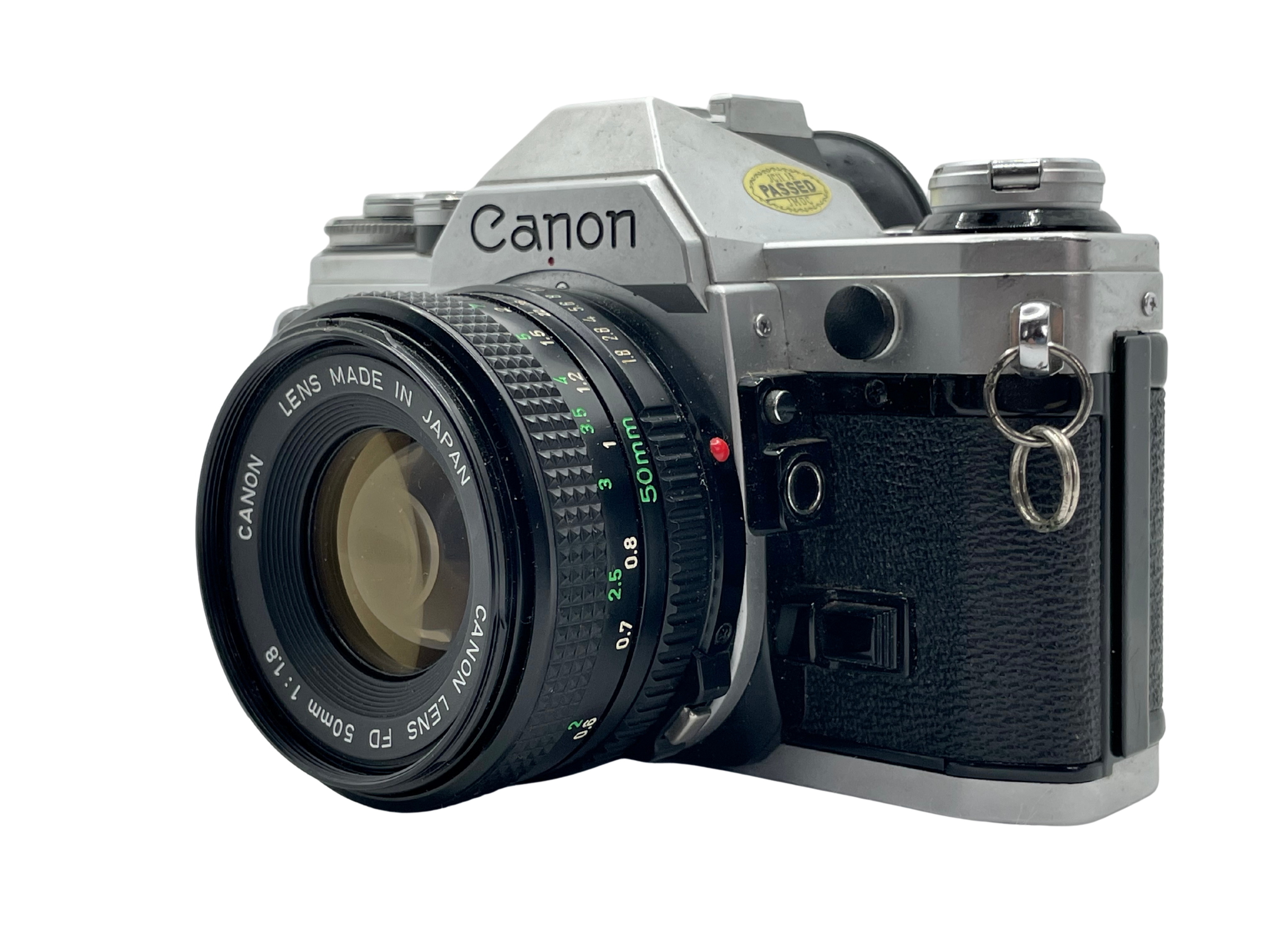 【動作確認済】Canon AE-1＆FD 50mm f1.8 新品電池付 Canon AE-1 PROGRAM ブラック / NEW FD 50mm F1.8