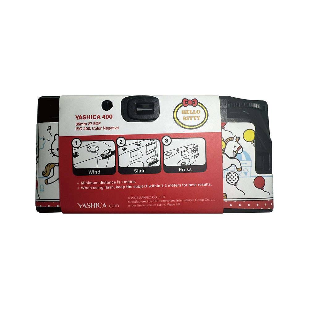 Yashica x Hello Kitty Single Use Camera W/iso400 Film