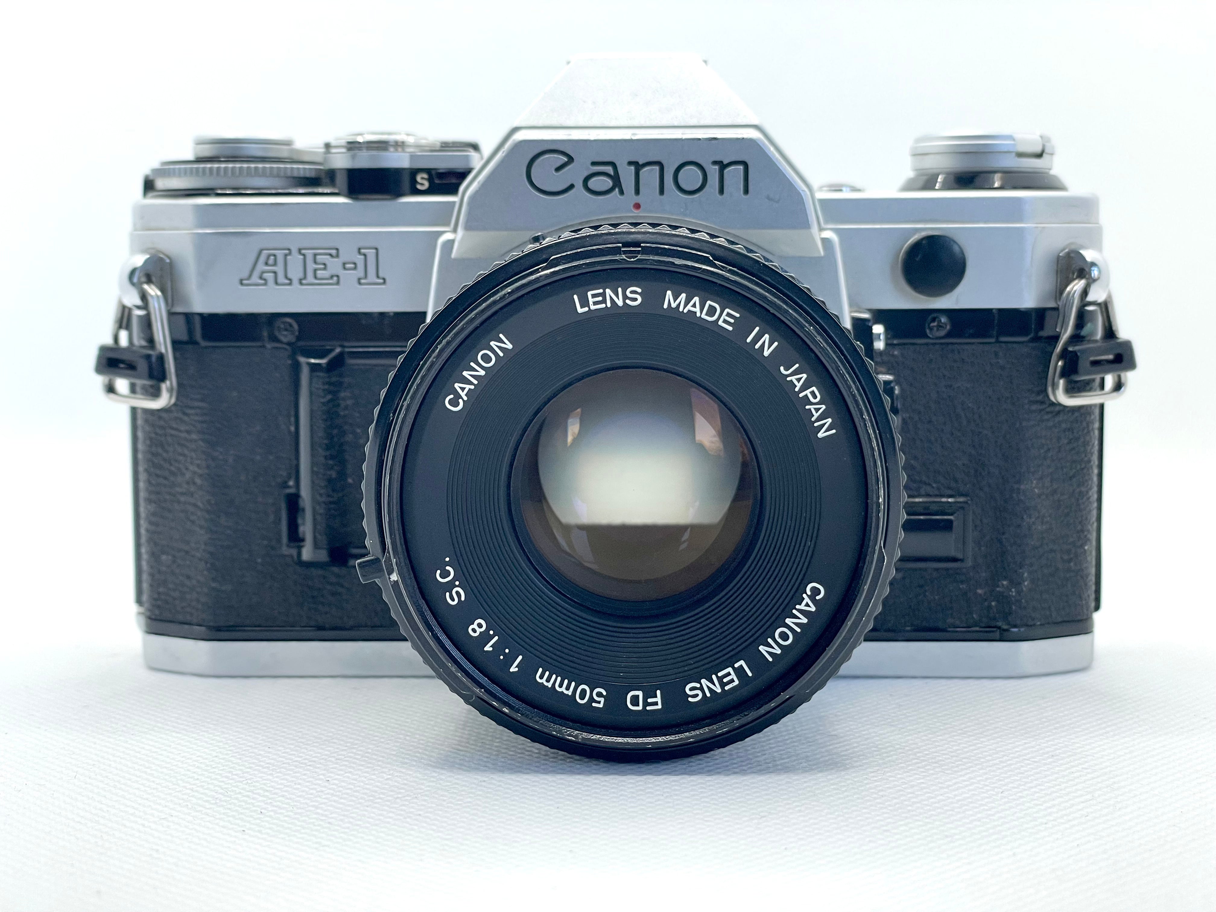 Canon AE-1 with 50mm 1.8