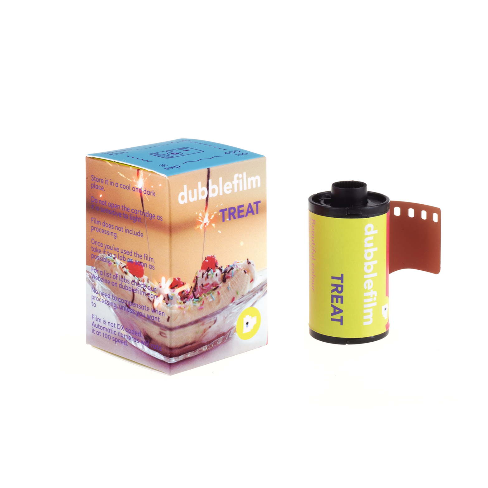 dubblefilm TREAT ISO 400 35mm colour film