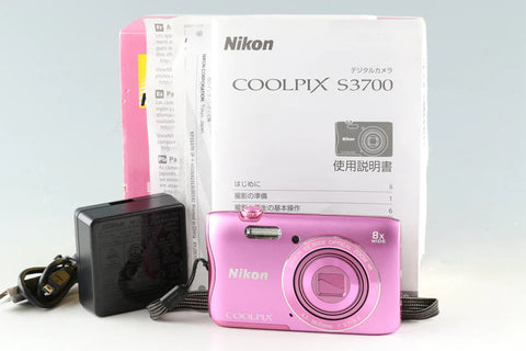 Nikon Coolpix S3700 Digital Camera With Box