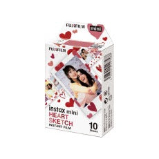 Fujifilm Instax mini HEART SKETCH (10/PK)