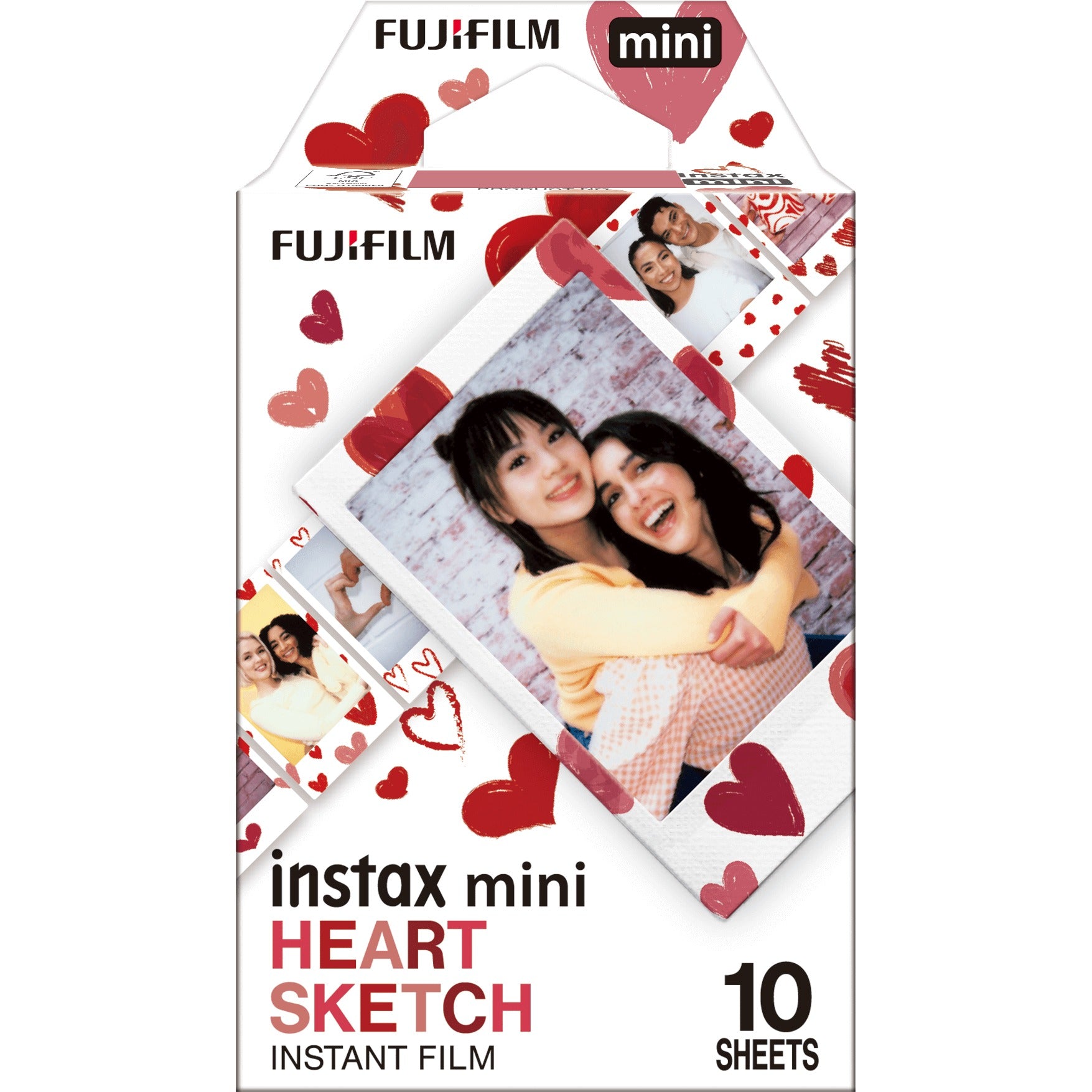 Fujifilm Instax mini HEART SKETCH (10/PK)