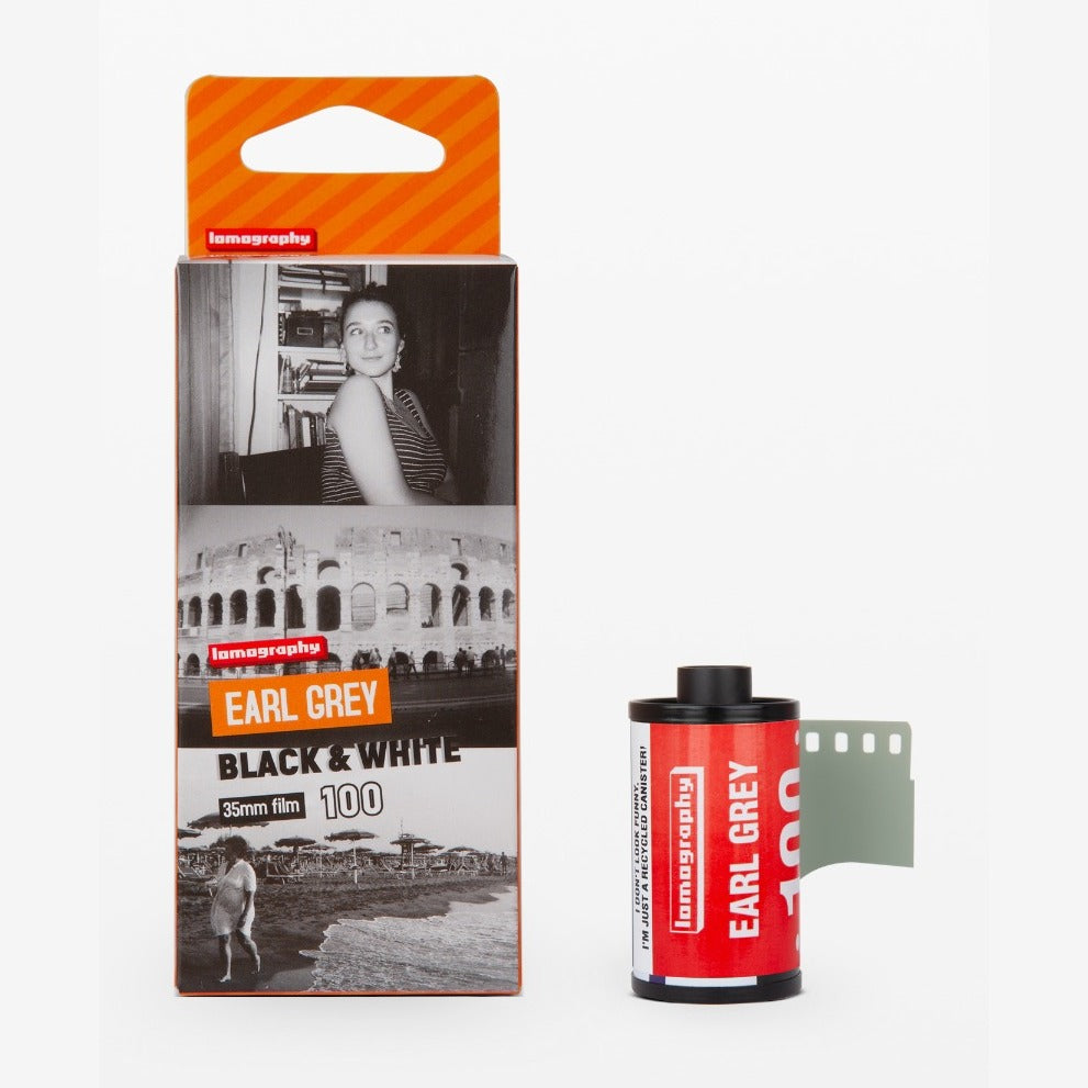 Lomography Earl Grey B&W 35 mm ISO 100 Film (1 Roll)