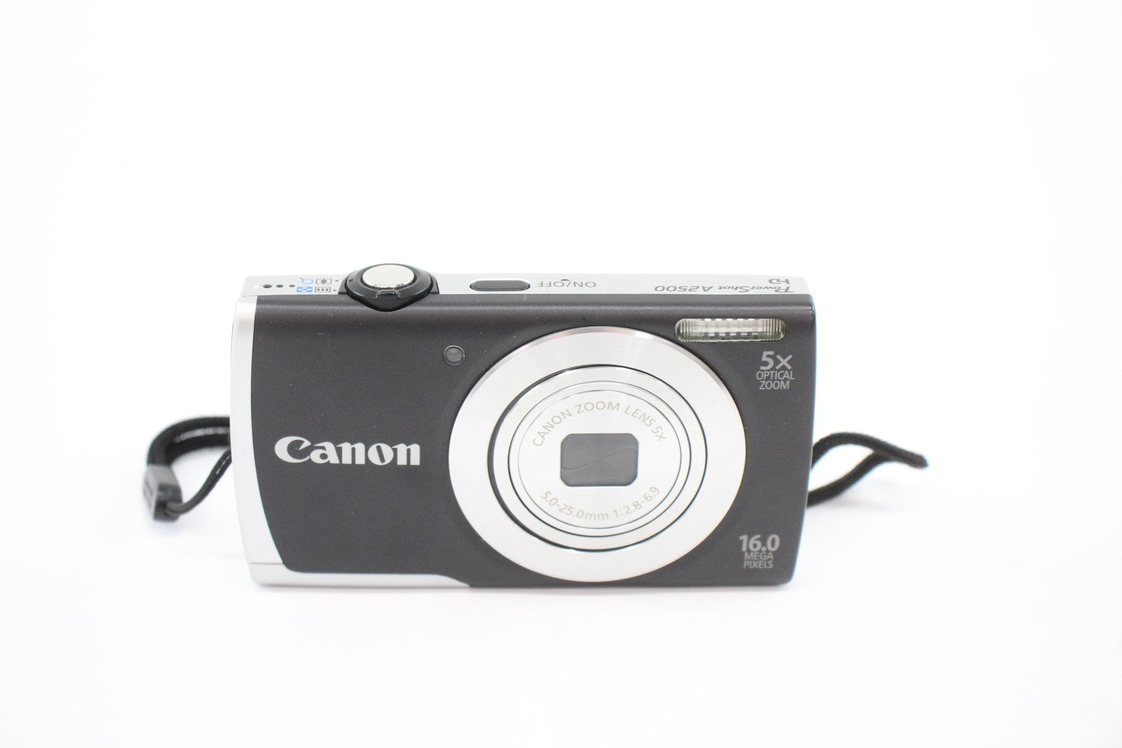 Canon PowerShot A2500 black digital camera - actual unit