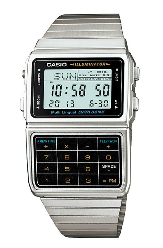 Casio Data Bank Watch Silver (DBC-611-1DF)