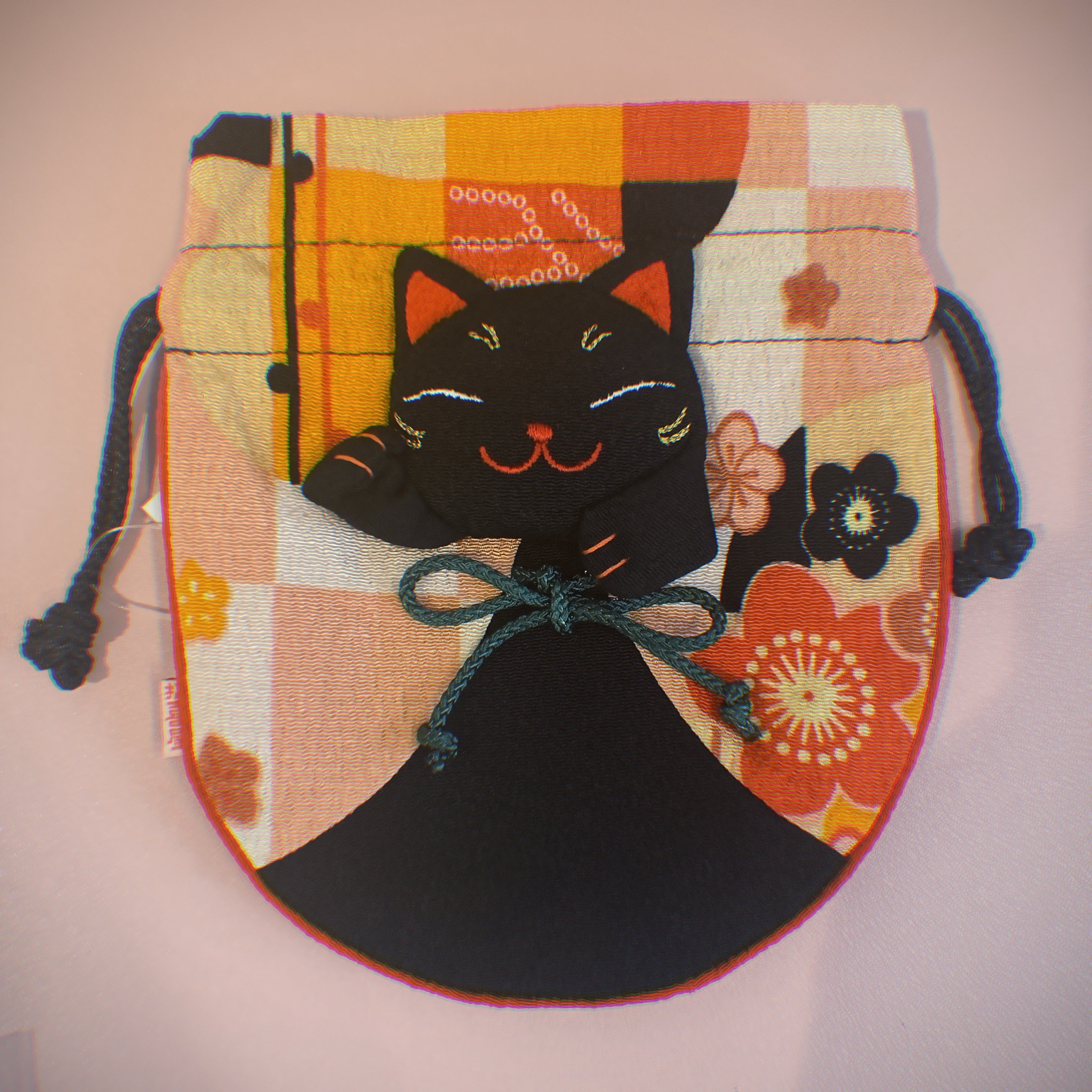 Beckoning cat Series Pouch