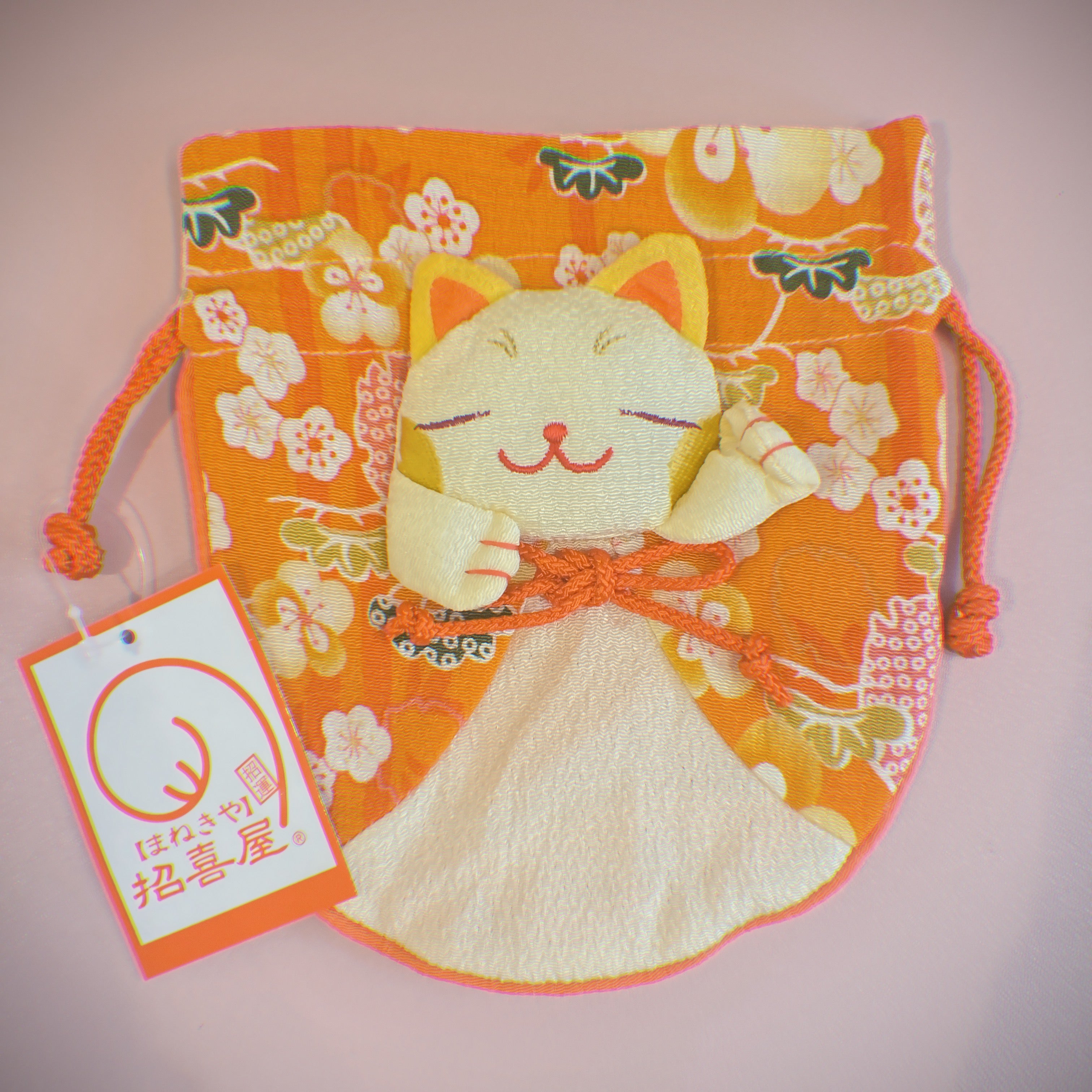 Beckoning cat Series Pouch
