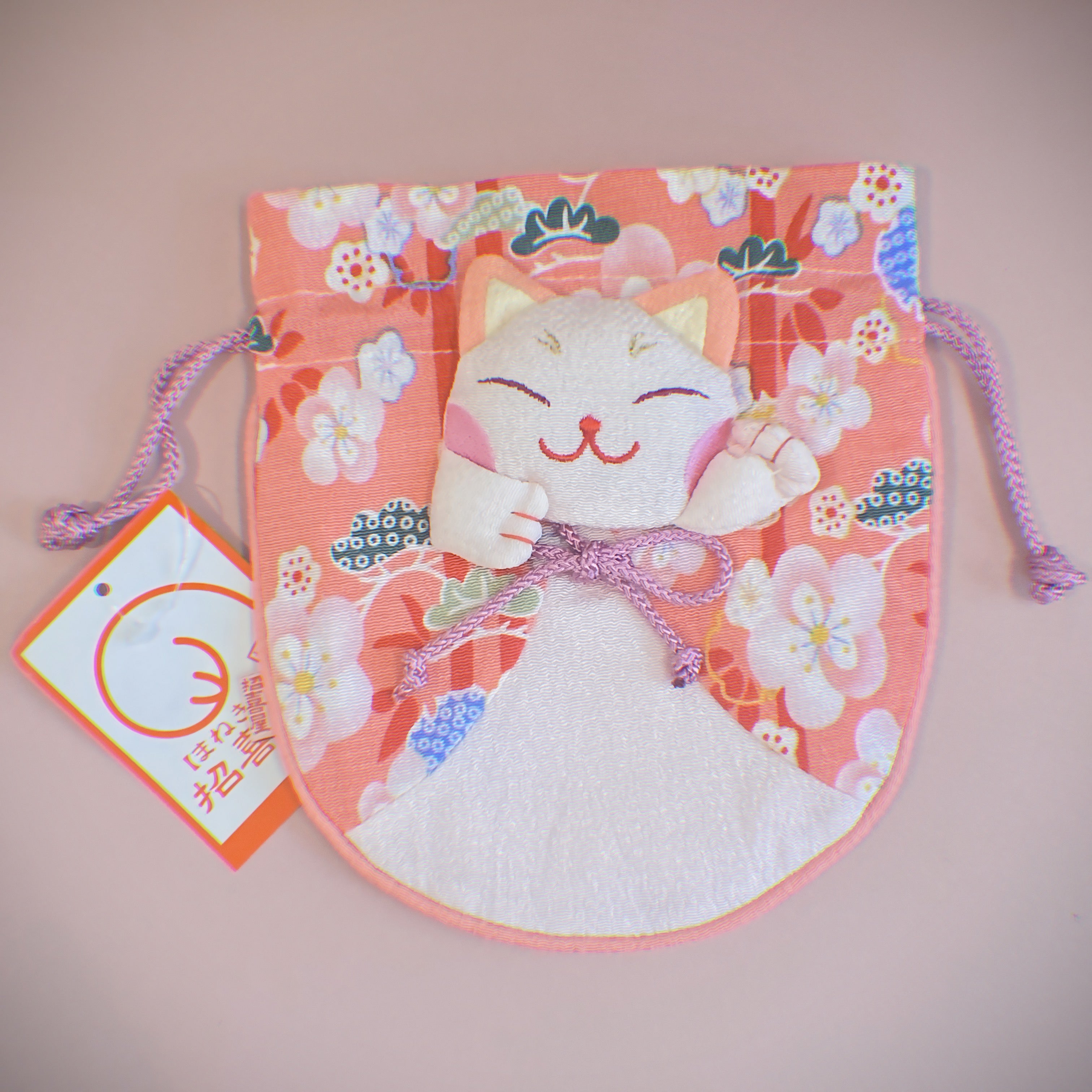 Beckoning cat Series Pouch