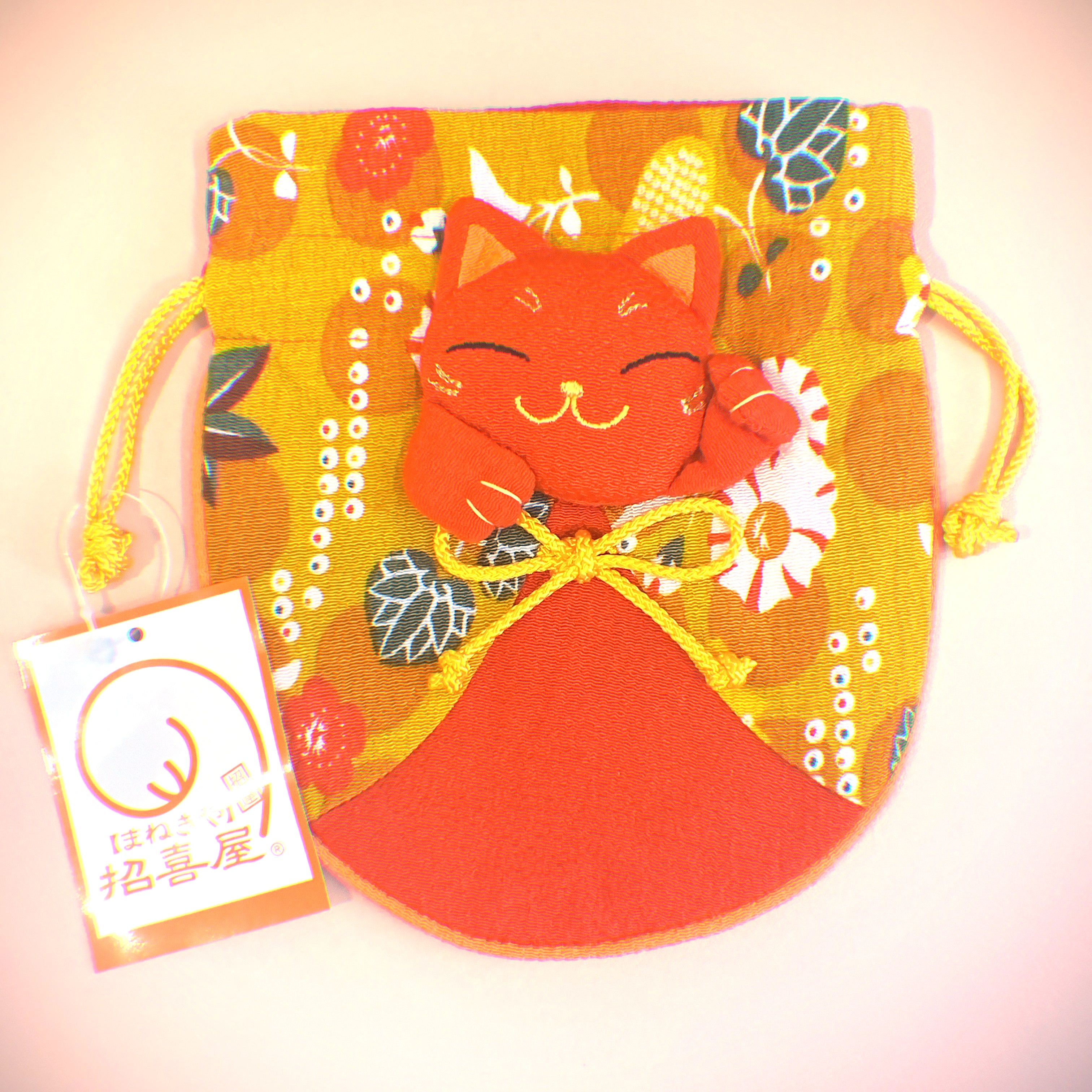 Beckoning cat Series Pouch
