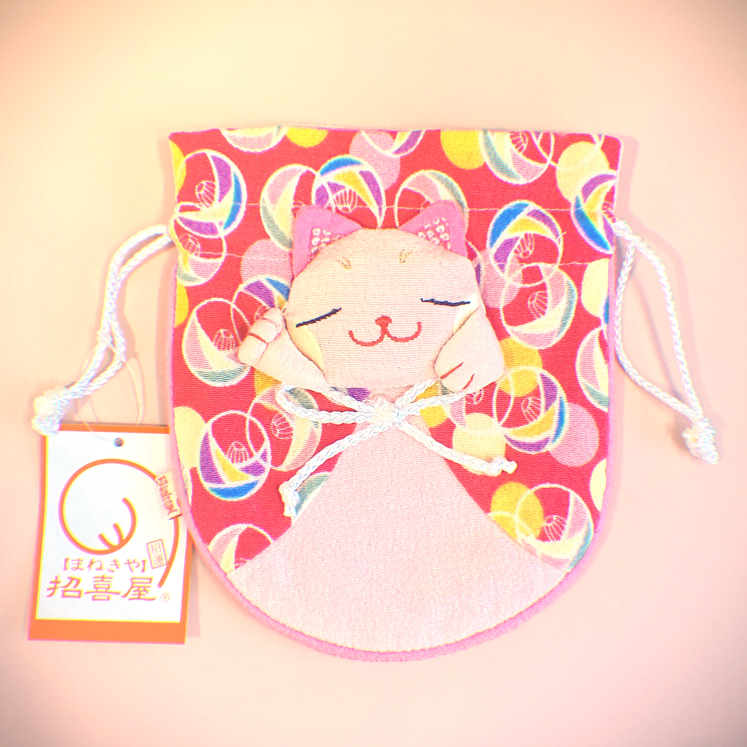 Beckoning cat Series Pouch