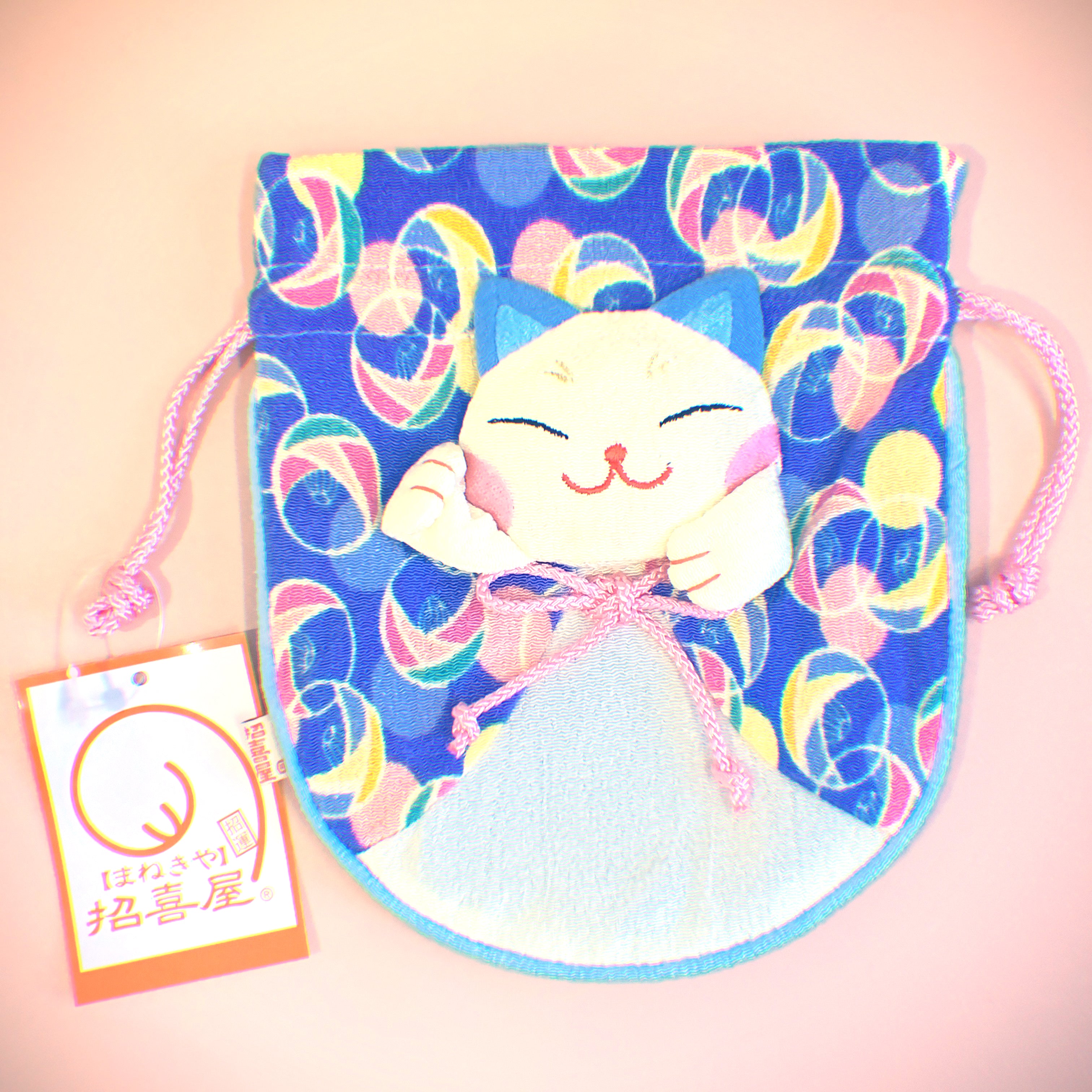 Beckoning cat Series Pouch