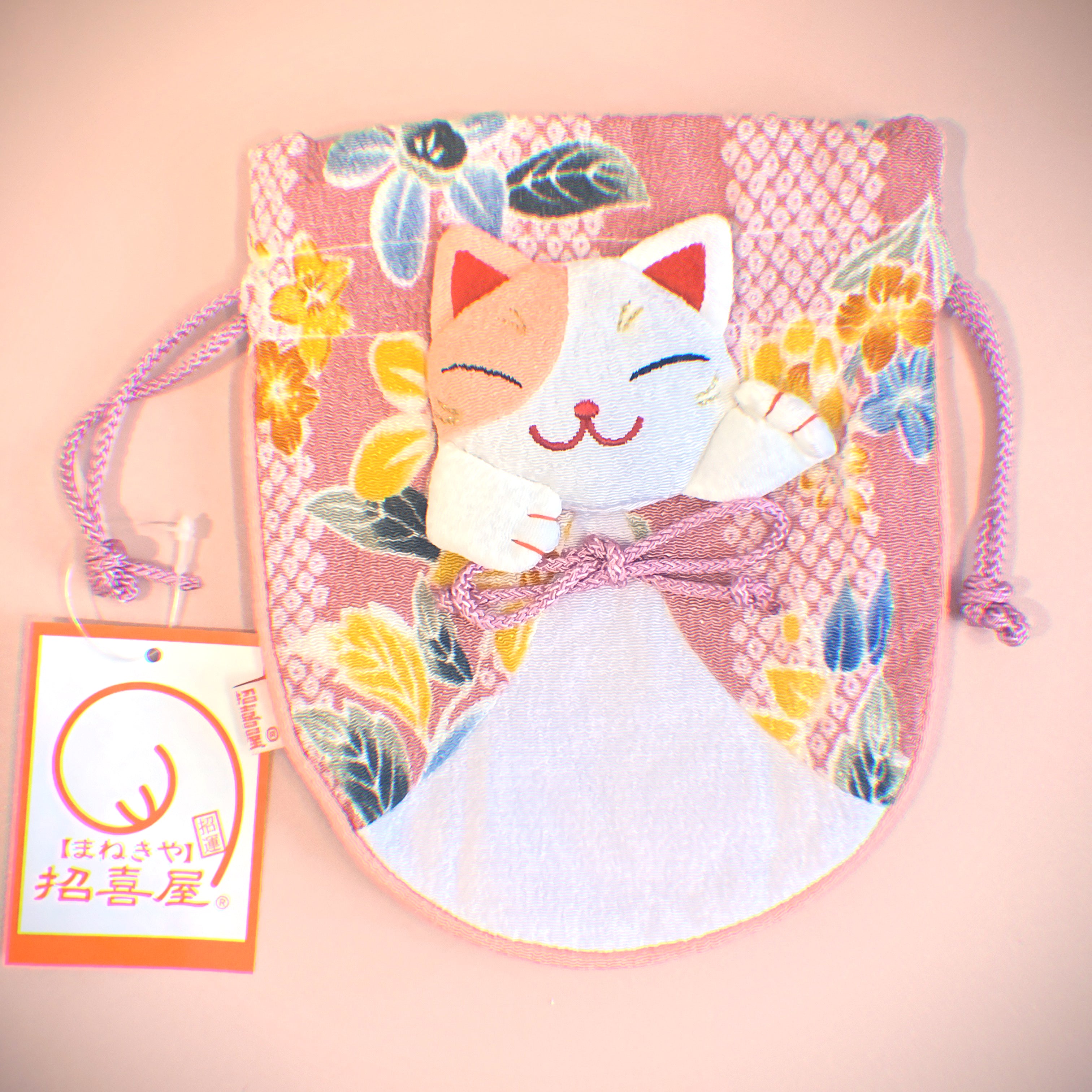 Beckoning cat Series Pouch