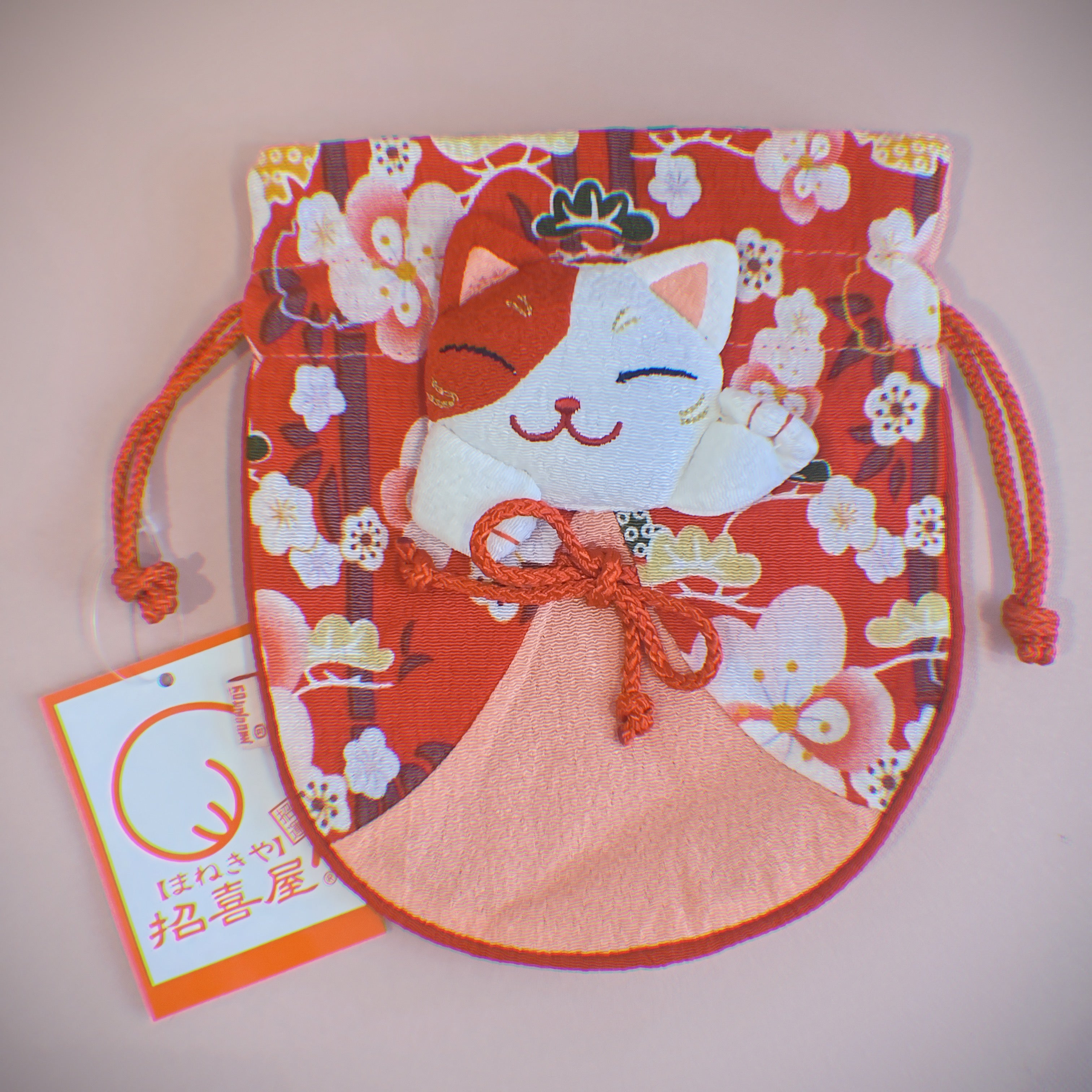 Beckoning cat Series Pouch