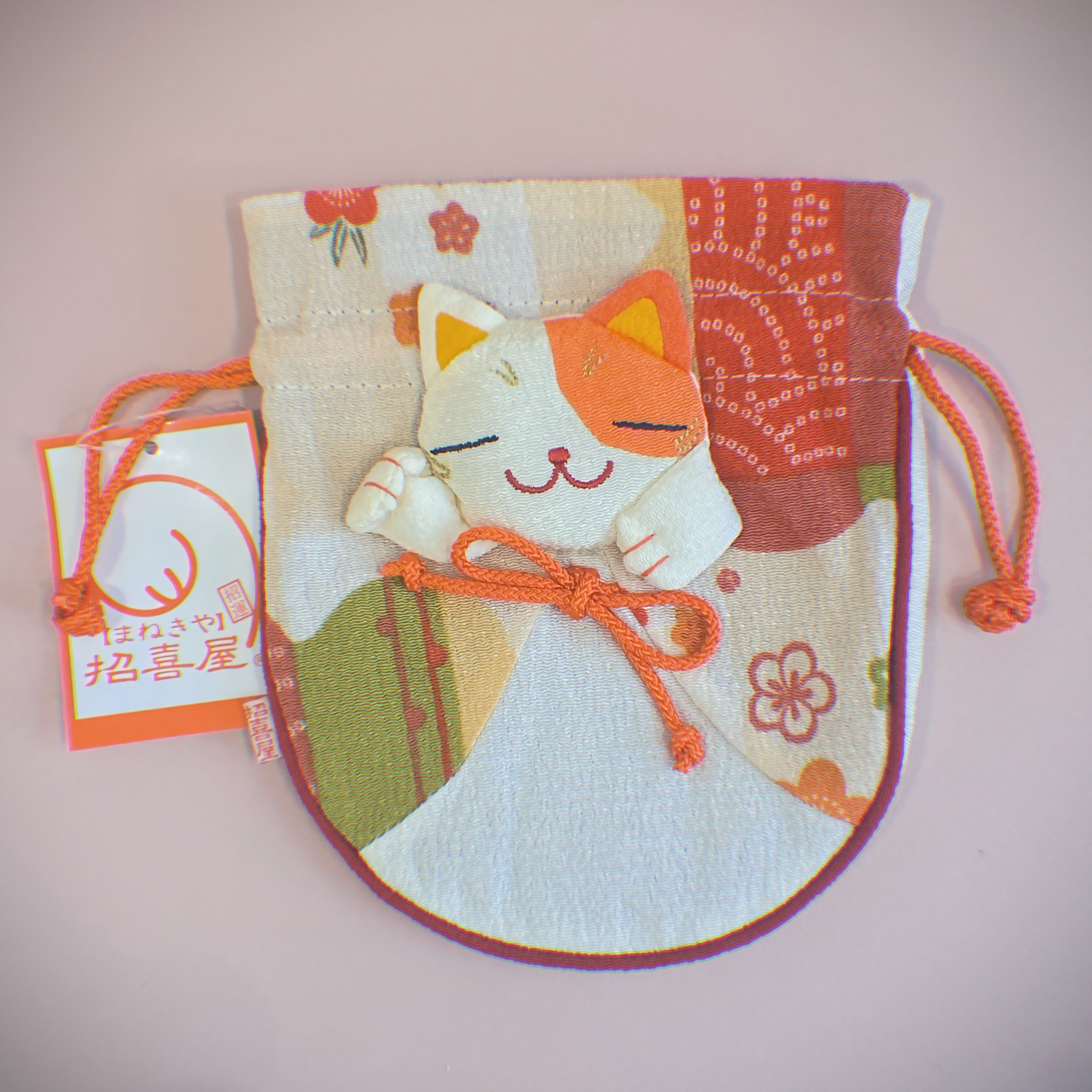 Beckoning cat Series Pouch