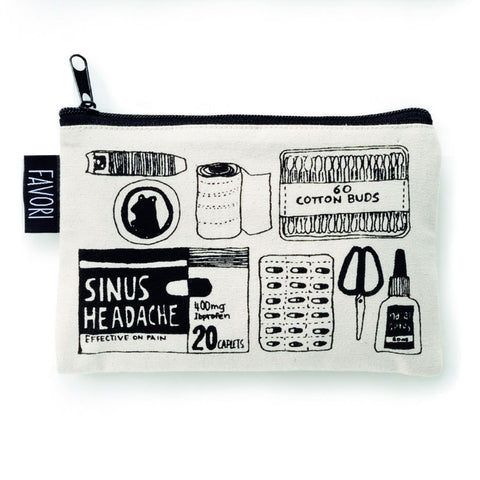 Handdrawing Flat Pouch