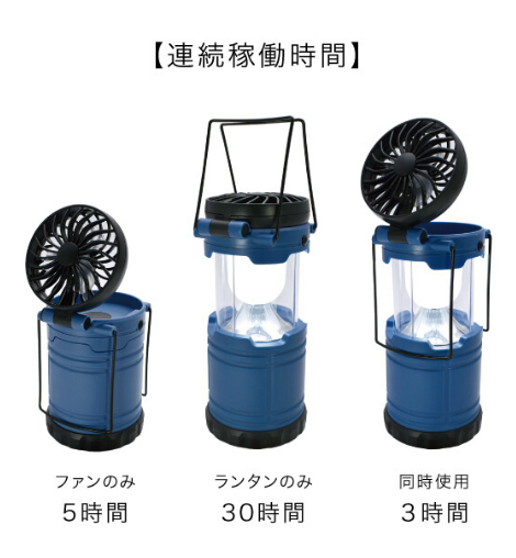 Handy Electric Fan LED Lantern
