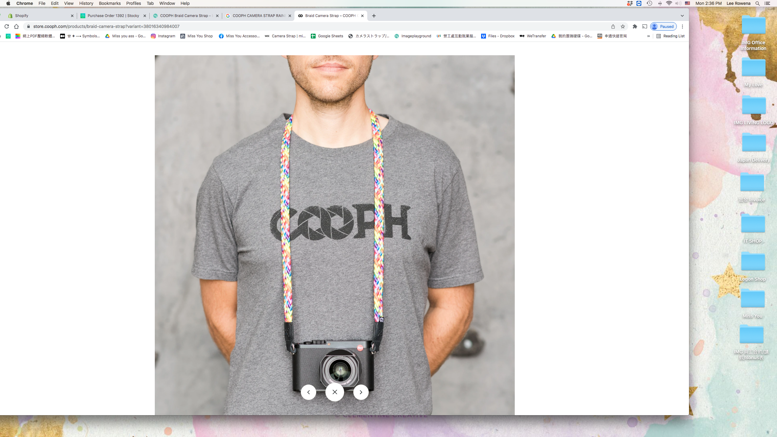 COOPH Braid Camera Strap