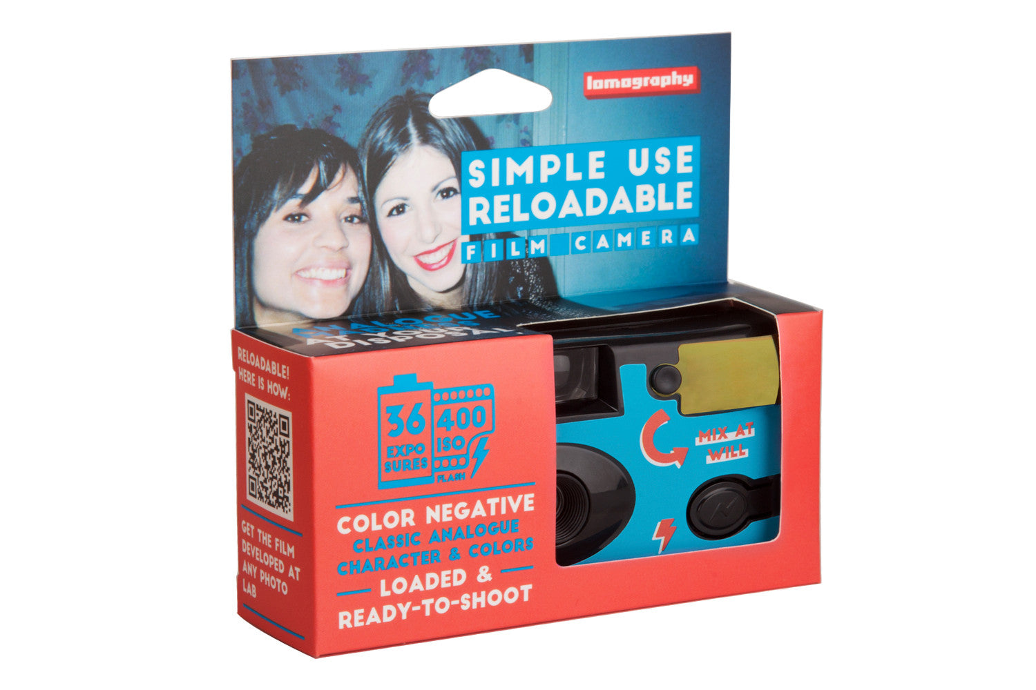 Lomography Simple Use Reusable Film Camera Color Negative 400/36